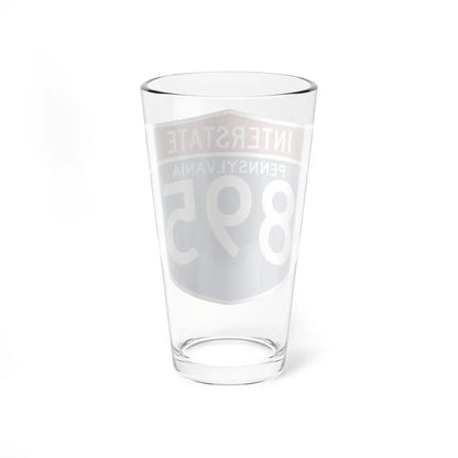 I-895 PA (Pennsylvania) (Road Sign) Pint Glass 16oz - Go Mug Yourself