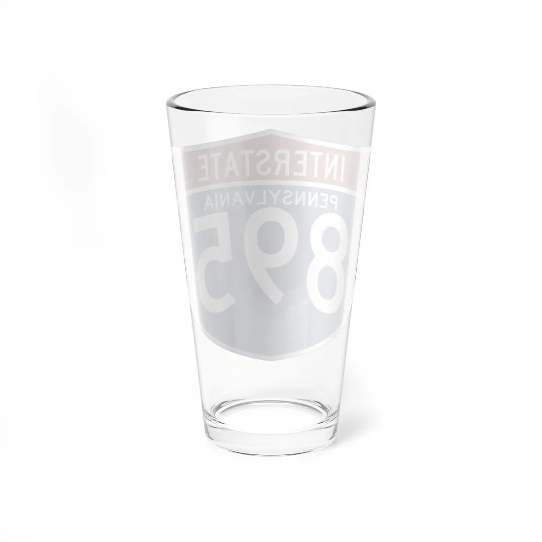I-895 PA (Pennsylvania) (Road Sign) Pint Glss 16oz - Go Mug Yourself