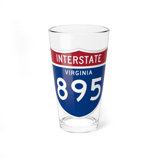 I-895 VA 1961 (Virginia) (Road Sign) Pint Glass 16oz 16oz - Go Mug Yourself