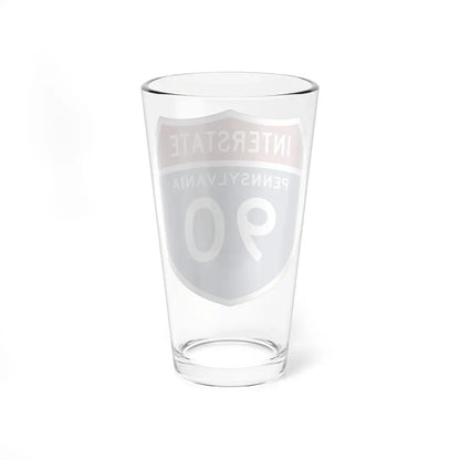 I-90 PA 1957 (Pennsylvania) (Road Sign) Pint Glass 16oz - Go Mug Yourself