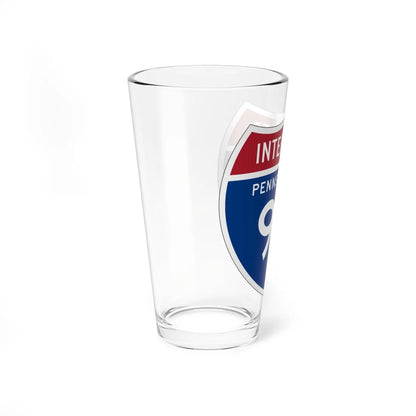 I-90 PA 1957 (Pennsylvania) (Road Sign) Pint Glss 16oz - Go Mug Yourself
