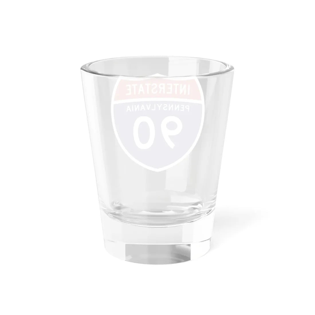 I-90 PA 1957 (Pennsylvania) (Road Sign) Shot Glass 1.5oz - Go Mug Yourself