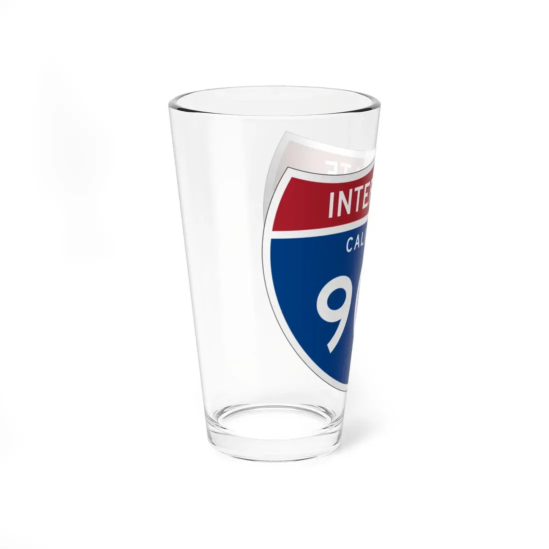 I-905 CA (California) (Road Sign) Pint Glass 16oz - Go Mug Yourself