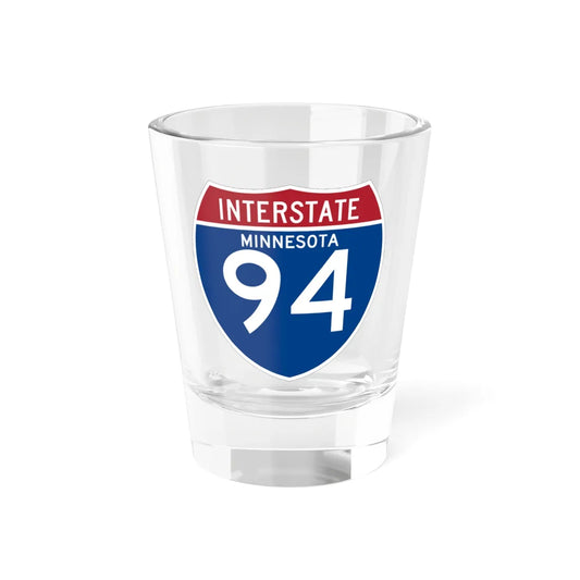 I-94 MN (Minnesota) (Road Sign) Shot Glass 1.5oz 1.5oz - Go Mug Yourself