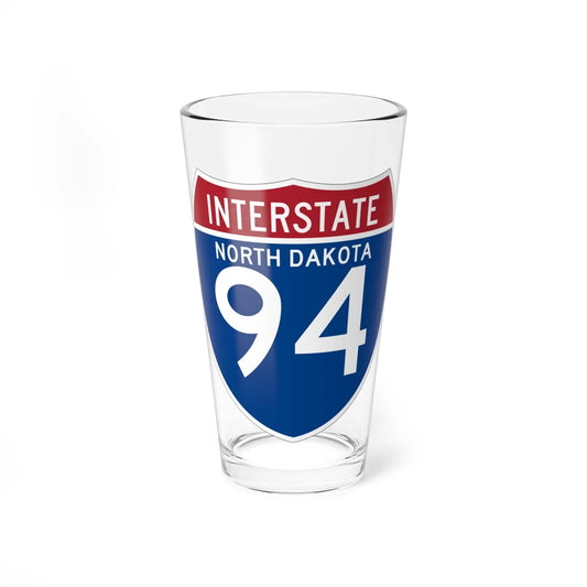 I-94 ND (North Dakota) (Road Sign) Pint Glss 16oz 16oz - Go Mug Yourself