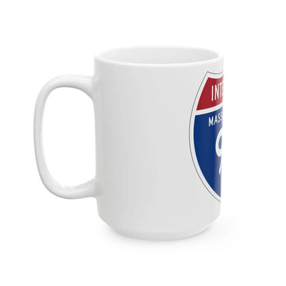I-95 MA 1957 (Massachusetts) (Road Sign) White Coffee Mug - Go Mug Yourself