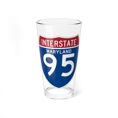 I-95 MD (Maryland) (Road Sign) Pint Glss 16oz 16oz - Go Mug Yourself
