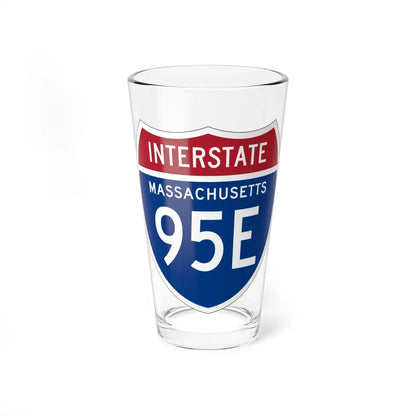 I-95E MA 1957 (Massachusetts) (Road Sign) Pint Glass 16oz 16oz - Go Mug Yourself