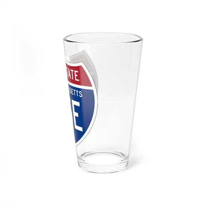 I-95E MA 1957 (Massachusetts) (Road Sign) Pint Glass 16oz - Go Mug Yourself