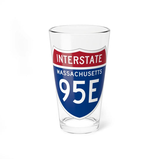 I-95E MA 1957 (Massachusetts) (Road Sign) Pint Glss 16oz 16oz - Go Mug Yourself