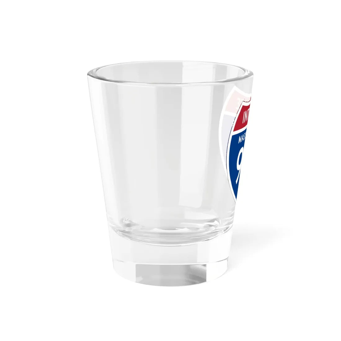 I-95E MA 1957 (Massachusetts) (Road Sign) Shot Glass 1.5oz - Go Mug Yourself