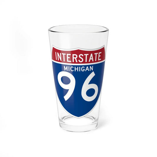 I-96 MI (Michigan) (Road Sign) Pint Glss 16oz 16oz - Go Mug Yourself