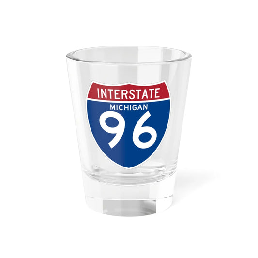 I-96 MI (Michigan) (Road Sign) Shot Glass 1.5oz 1.5oz - Go Mug Yourself