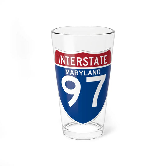 I-97 MD (Maryland) (Road Sign) Pint Glss 16oz 16oz - Go Mug Yourself