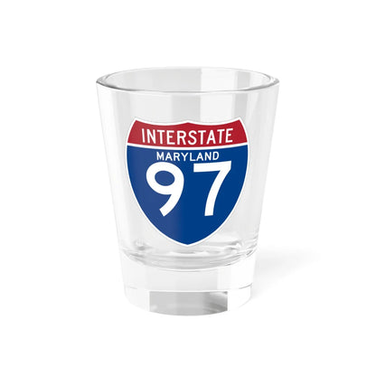 I-97 MD (Maryland) (Road Sign) Shot Glass 1.5oz 1.5oz - Go Mug Yourself