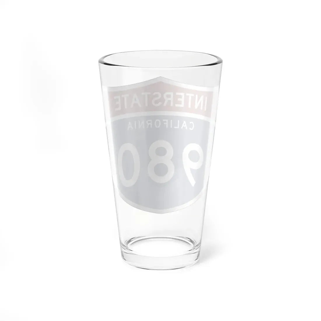 I-980 CA (California) (Road Sign) Pint Glass 16oz - Go Mug Yourself