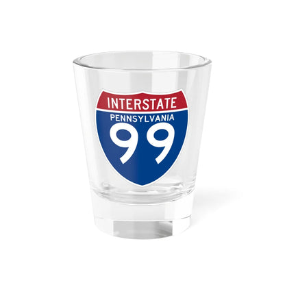 I-99 PA (Pennsylvania) (Road Sign) Shot Glass 1.5oz 1.5oz - Go Mug Yourself