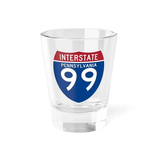 I-99 PA (Pennsylvania) (Road Sign) Shot Glass 1.5oz 1.5oz - Go Mug Yourself