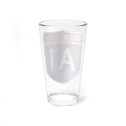 I-A1 (Alaska) (Road Sign) Pint Glss 16oz - Go Mug Yourself
