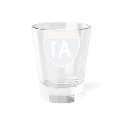 I-A1 (Alaska) (Road Sign) Shot Glass 1.5oz - Go Mug Yourself