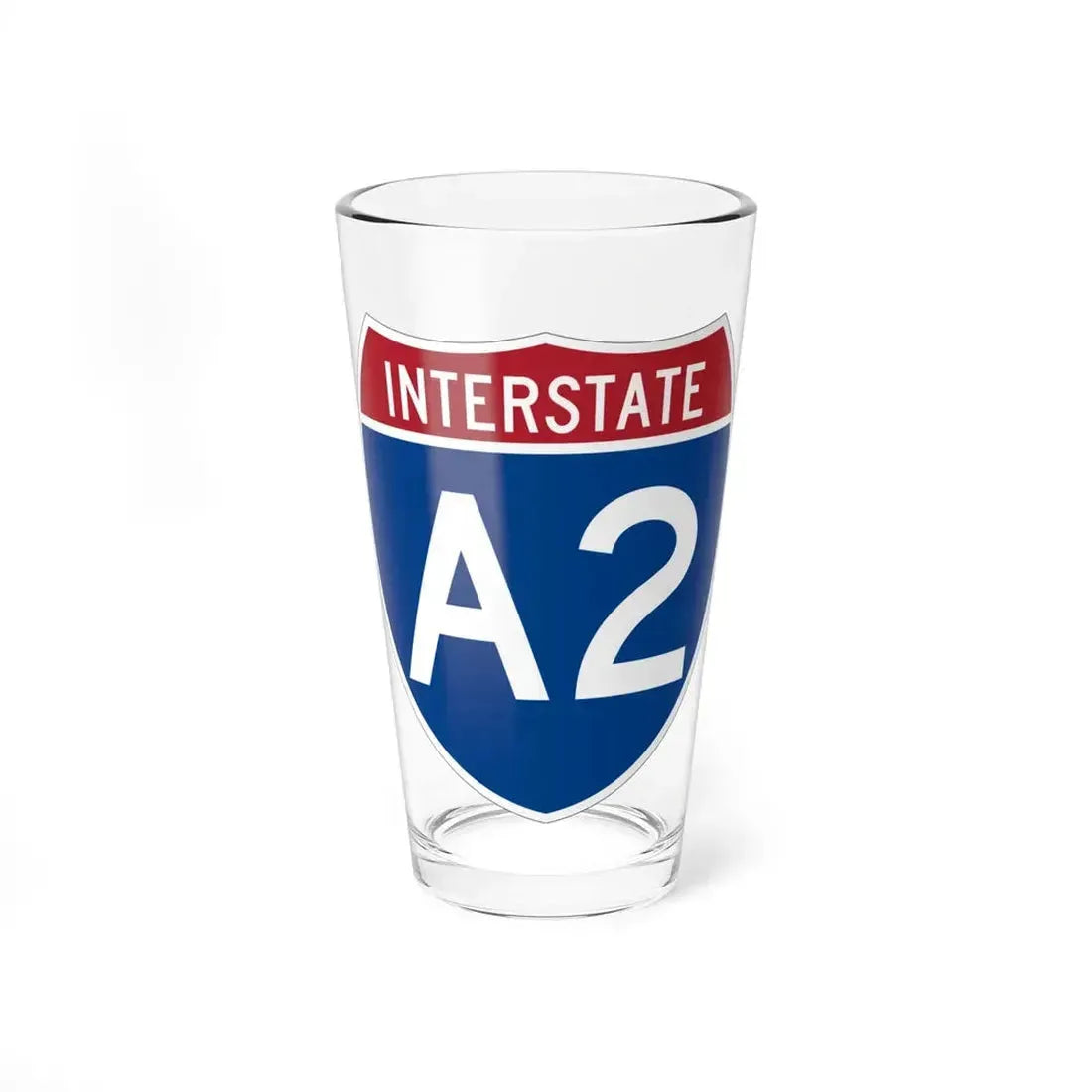 I-A2 (Alaska) (Road Sign) Pint Glass 16oz 16oz - Go Mug Yourself