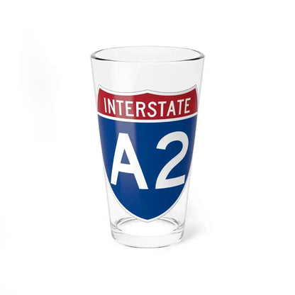 I-A2 (Alaska) (Road Sign) Pint Glass 16oz 16oz - Go Mug Yourself