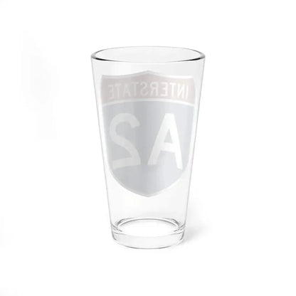 I-A2 (Alaska) (Road Sign) Pint Glass 16oz - Go Mug Yourself