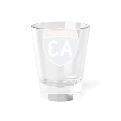 I-A3 (Alaska) (Road Sign) Shot Glass 1.5oz - Go Mug Yourself