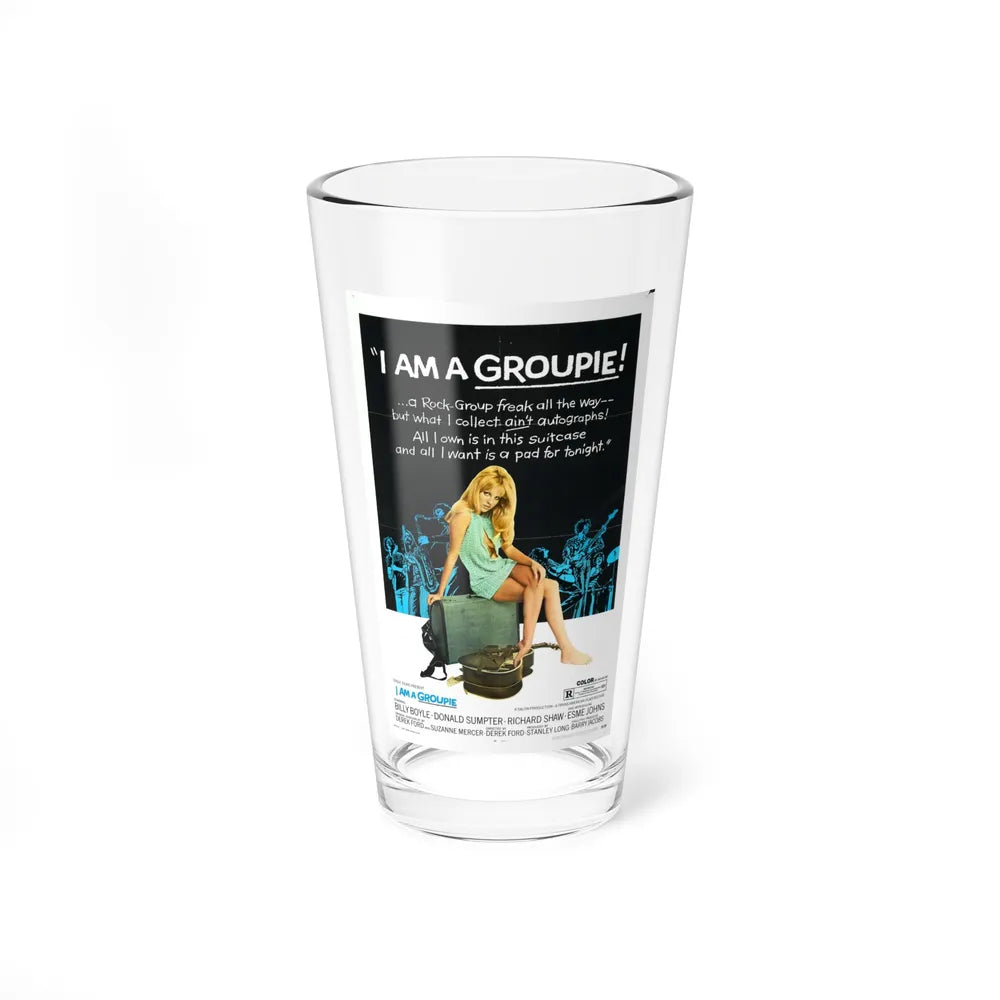 I AM A GROUPIE! 1970 Movie Poster - Pint Glass 16oz-16oz-Go Mug Yourself