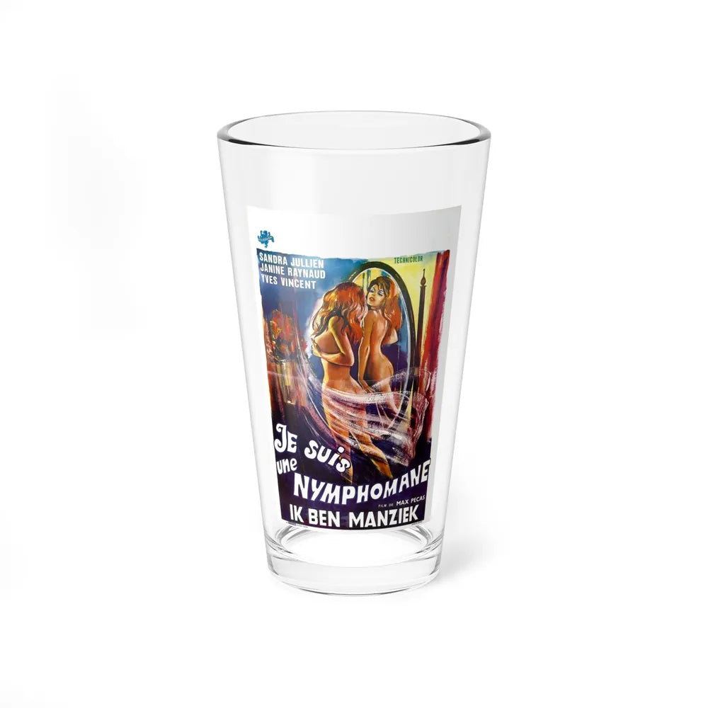 I AM A NYMPHOMANIAC 1971 Movie Poster - Pint Glass 16oz-16oz-Go Mug Yourself