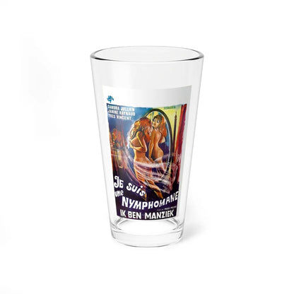 I AM A NYMPHOMANIAC 1971 Movie Poster - Pint Glass 16oz-16oz-Go Mug Yourself