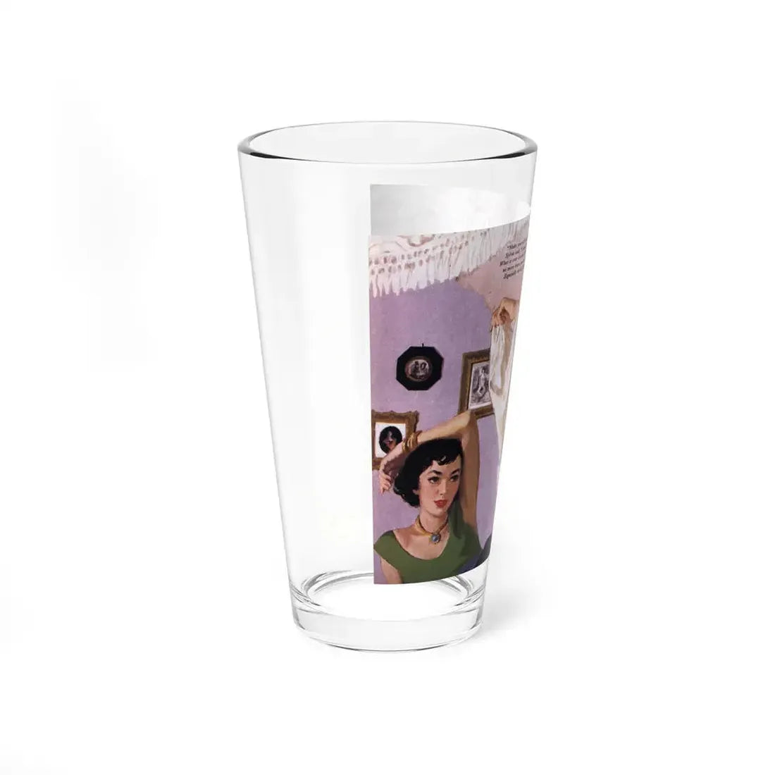 I and My True Love, Woman's Home Companion, December 1952 - Pint Glass 16oz - Go Mug Yourself