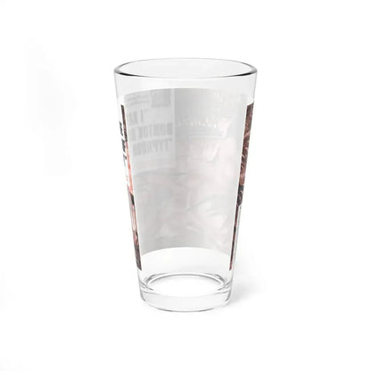 I Battled The Bontok Hunters of Typhoon Village, Stag magazine, August 1971 - Pint Glass 16oz - Go Mug Yourself