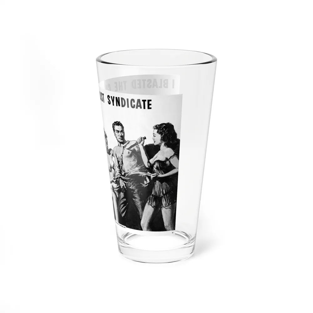 I Blasted The Cuban Lust Syndicate, Man's Story, September 1963 - Pint Glass 16oz-Go Mug Yourself