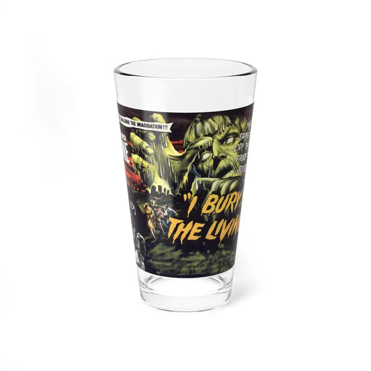 I BURY THE LIVING (2) 1958 Movie Poster - Pint Glass 16oz 16oz - Go Mug Yourself