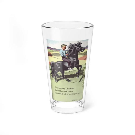 I Call My Pony Little Black - Pint Glass 16oz 16oz - Go Mug Yourself