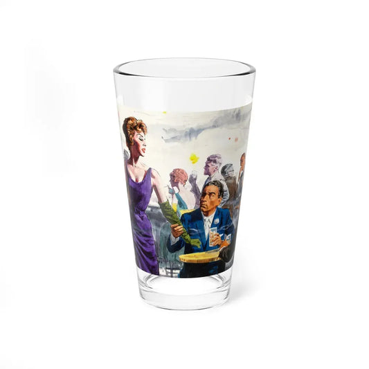 I Can Take Care of Myself, Saturday Evening Post illustration - Pint Glass 16oz 16oz - Go Mug Yourself