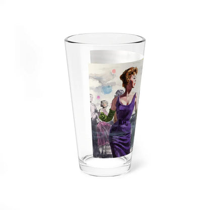 I Can Take Care of Myself, Saturday Evening Post illustration - Pint Glass 16oz-Go Mug Yourself