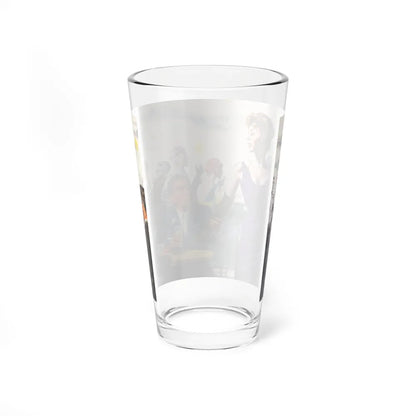 I Can Take Care of Myself, Saturday Evening Post illustration - Pint Glass 16oz-Go Mug Yourself