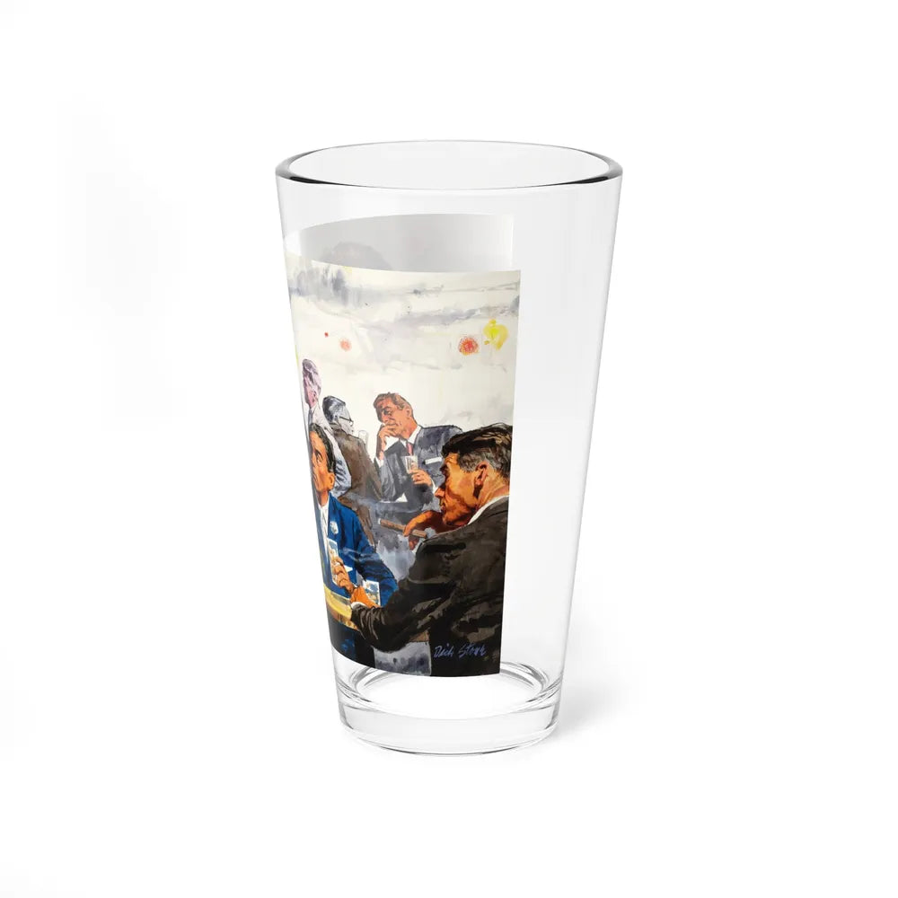 I Can Take Care of Myself, Saturday Evening Post illustration - Pint Glass 16oz-Go Mug Yourself