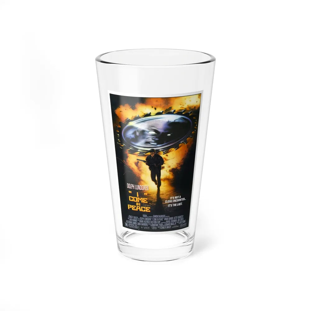 I COME IN PEACE (DARK ANGEL) 1990 Movie Poster - Pint Glass 16oz-16oz-Go Mug Yourself