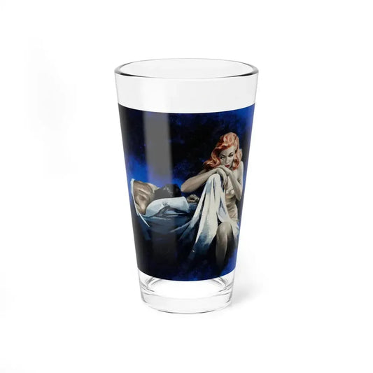 I Cried in the Dark, paperback cover (Pyramid, 1958) - Pint Glass 16oz 16oz - Go Mug Yourself