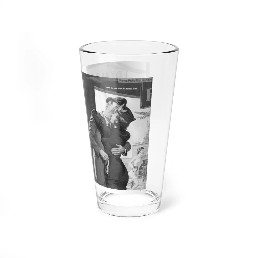 I Dealt In Diamonds, Dope And Death, Man's Book, May 1962 - Pint Glass 16oz-Go Mug Yourself