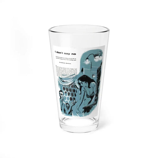 I Don't Say No, Nugget magazine, October 1956 - Pint Glass 16oz 16oz - Go Mug Yourself