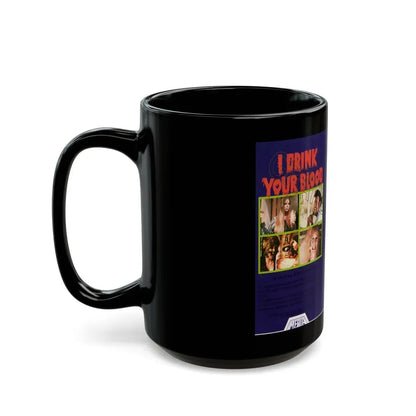 I DRINK YOUR BLOOD MEDIA (VHS COVER) - Black Coffee Mug - Go Mug Yourself