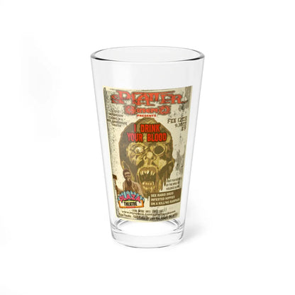 I DRINK YOUR BLOOD (RE-RELEASE) 1971 Movie Poster - Pint Glass 16oz-16oz-Go Mug Yourself