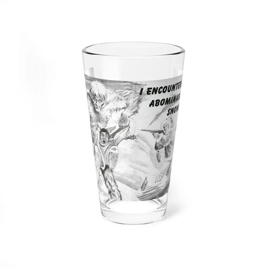 I Ecountered The Abominable, Rage for Men, September 1960 - Pint Glass 16oz 16oz - Go Mug Yourself