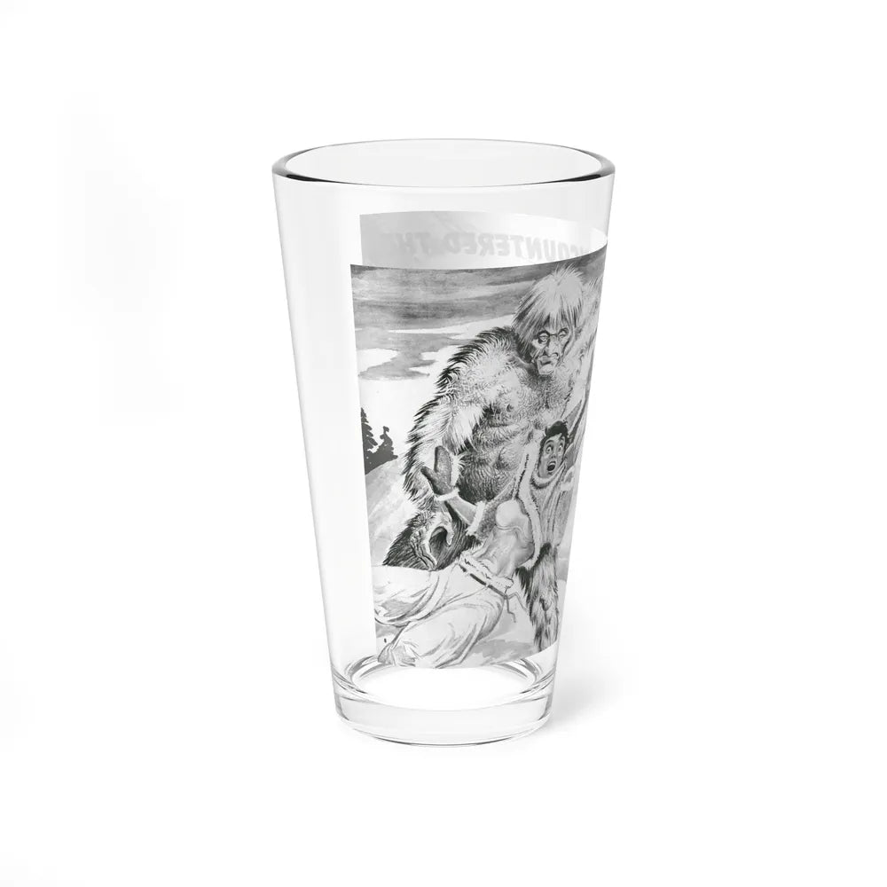 I Ecountered The Abominable, Rage for Men, September 1960 - Pint Glass 16oz-Go Mug Yourself