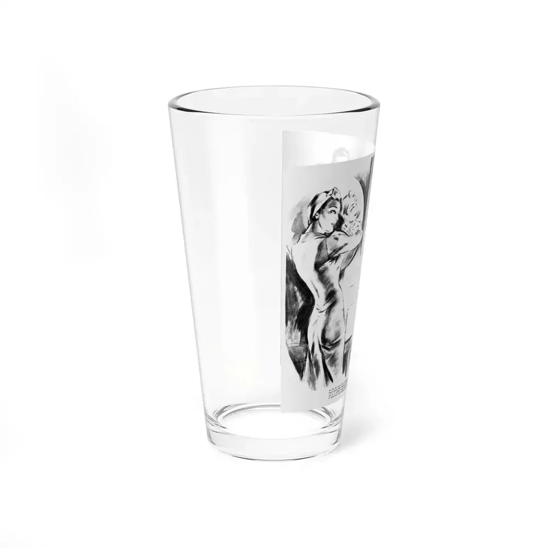 I Faced Hollywood's Temtations, Motion Picture, April 1940 - Pint Glass 16oz - Go Mug Yourself