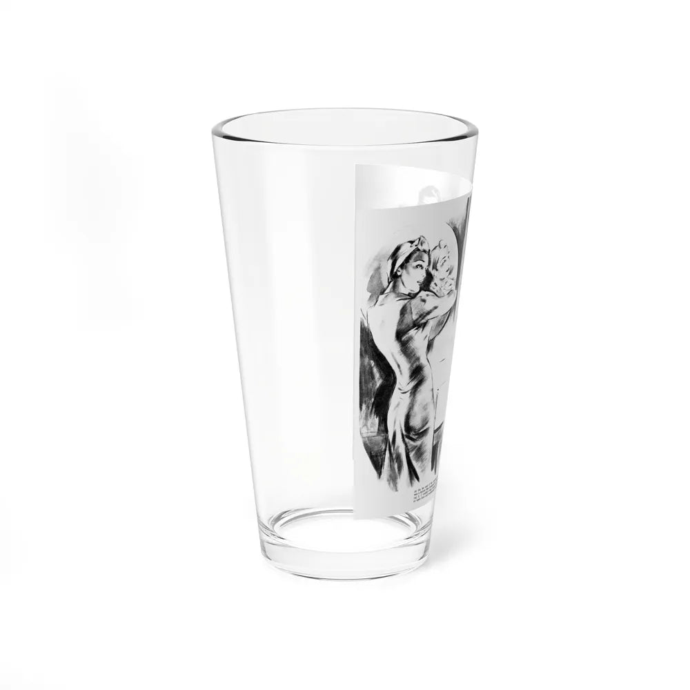 I Faced Hollywood's Temtations, Motion Picture, April 1940 - Pint Glass 16oz-Go Mug Yourself